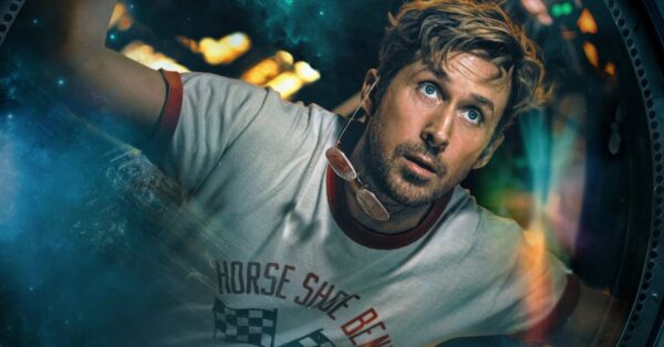 Ryan Gosling jako astronaut Ryland Grace ve filmu Project Hail Mary