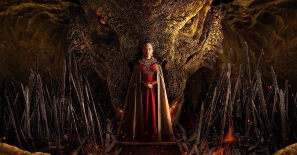 Záběr z fantasy seriálu House of the Dragon, vlajkového HBO pořadu