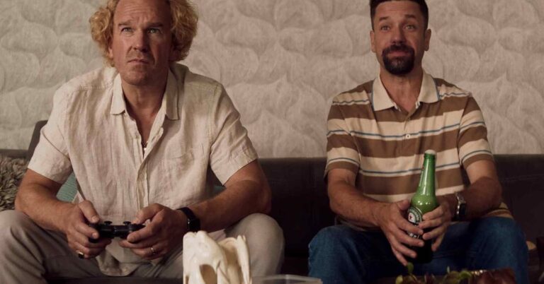 Václav Neužil a Stanislav Majer ve filmu Poberta