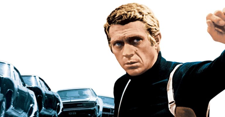 Steve McQueen jako detektiv Frank Bullitt v kultovním thrilleru Bullitt (1968)