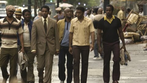 Denzel Washington a jeho gang v ulicích Harlemu ve filmu American Gangster