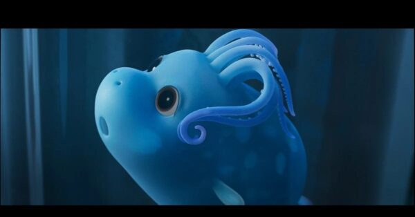 Ally, hlavní postava animovaného filmu Bonga Joon Hoa - chobotnice piglet squid
