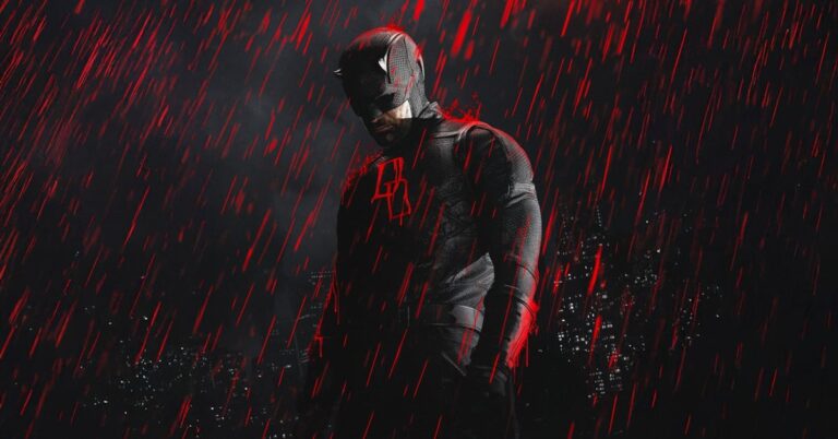 Charlie Cox jako Daredevil v seriálu Daredevil: Born Again