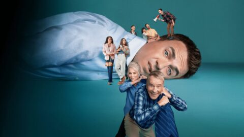 Frankie Muniz, Bryan Cranston a Jane Kaczmarek v propagačním snímku revivalu seriálu Malcolm in the Middle