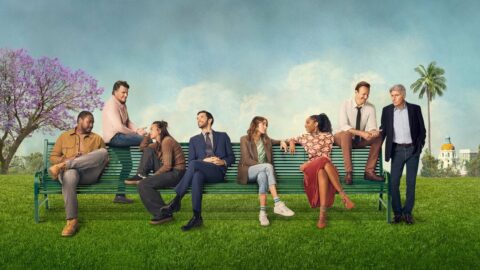 Jason Segel a Harrison Ford v seriálu Shrinking