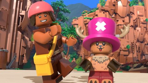 LEGO One Piece - postavy Usoppa a Choppera v animované LEGO adaptaci