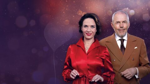 Moderátoři StarDance Tereza Kostková a Marek Eben