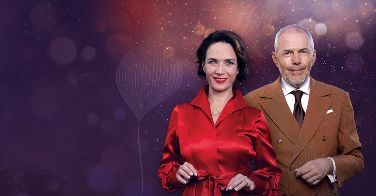 Moderátoři StarDance Tereza Kostková a Marek Eben