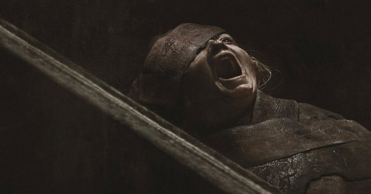 Mumie křičící v temnotě z filmu The Mummy režiséra Lee Cronina