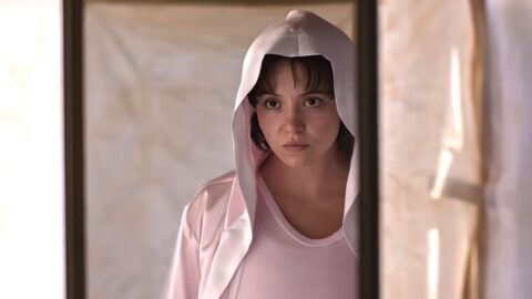 Sydney Sweeney jako Christy Martin vboxerském filmu Christy