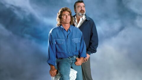 Michael Landon a Victor French v seriálu Highway to Heaven