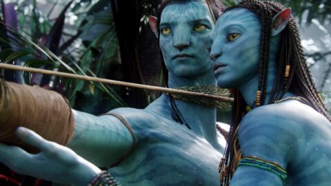 Neytiri a Jake Sully z filmu Avatar