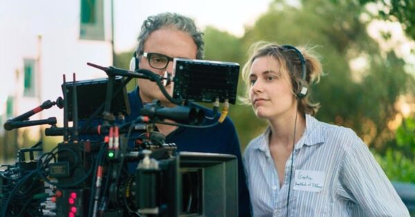 Režisérka Greta Gerwig při natáčení filmu Lady Bird