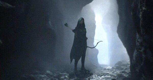 Anya Taylor-Joy jako elfka Seren v The Lord of the Rings: The Hunt for Gollum