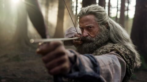 Hugh Jackman jako Robin Hood ve filmu The Death of Robin Hood