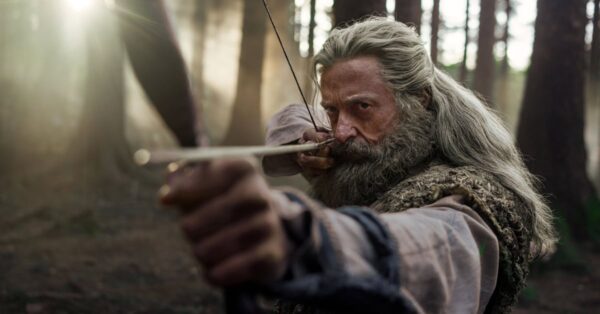 Hugh Jackman jako Robin Hood ve filmu The Death of Robin Hood