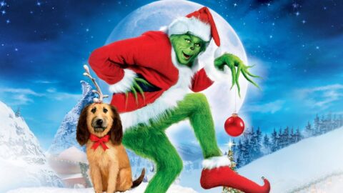 Jim Carrey jako Grinch ve filmu Jak Grinch ukradl Vánoce