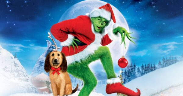Jim Carrey jako Grinch ve filmu Jak Grinch ukradl Vánoce