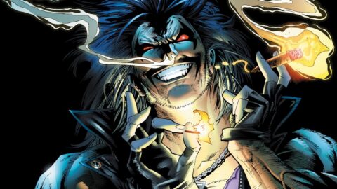 Lobo, brutální bounty hunter z DC Comics, známý pro svou sílu a neporazitelnost