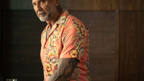Dave Bautista v roli Jamese ve filmu The Wrecking Crew, oficiální promo fotka Amazon MGM Studios