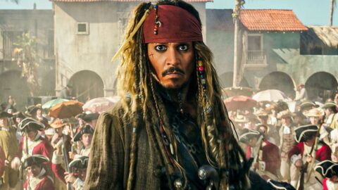 Johnny Depp jako kapitán Jack Sparrow ve filmu Piráti z Karibiku
