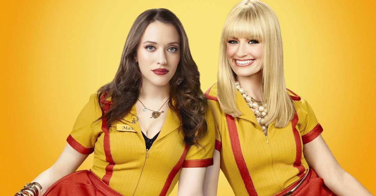 Kat Dennings a Beth Behrs na propagační fotce k sitcomu 2 $ocky