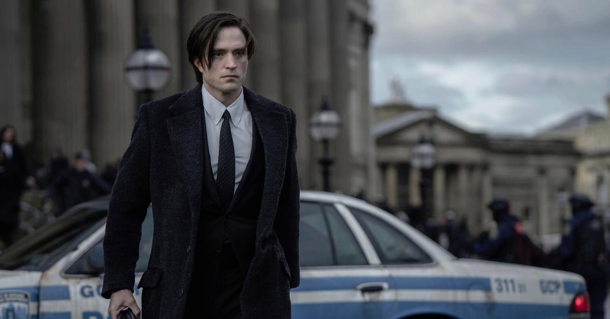 Robert Pattinson jako Batman ve filmu The Batman: Part II
