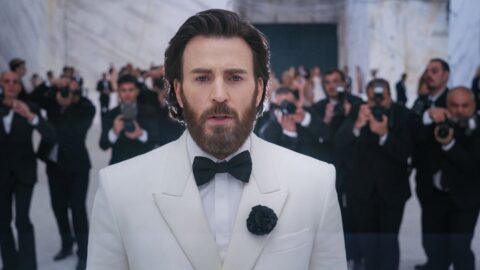 Záběr z thrilleru Sacrifice s Chrisem Evansem a Anyou Taylor-Joy