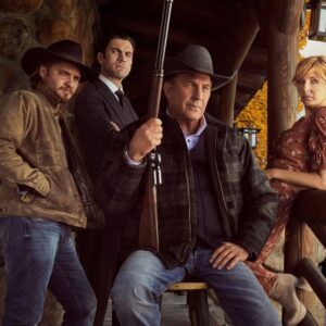 Záběr ze seriálu Yellowstone Taylora Sheridana