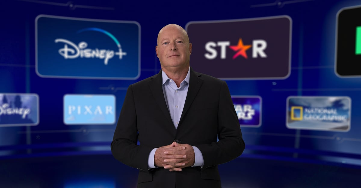 Bob Chapek, bývalý generální ředitel Disney, na prezentaci Disney Investor Day 2020