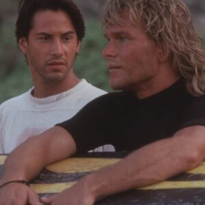 Keanu Reeves a Patrick Swayze ve filmu Bod zlomu z roku 1991