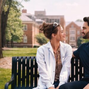 Lili Reinhart a Tom Bateman ve filmu Hypotéza lásky na Prime Video