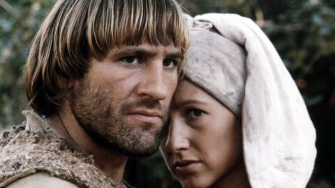 Nathalie Baye a Gérard Depardieu ve filmu Návrat Martina Guerra