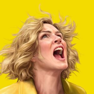 Rhea Seehorn jako Carol Sturková v seriálu Pluribus (Apple TV+), který na Emmy 2026 potvrdil sílu streamovacích platforem