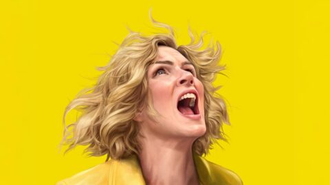 Rhea Seehorn jako Carol Sturková v seriálu Pluribus (Apple TV+), který na Emmy 2026 potvrdil sílu streamovacích platforem