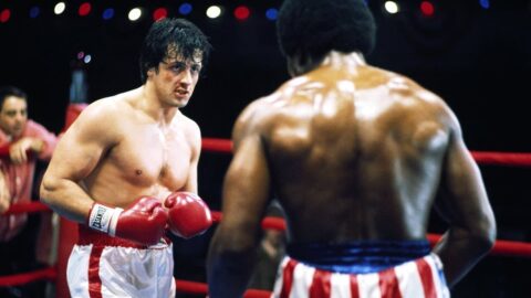 Sylvester Stallone jako Rocky Balboa ve filmu Rocky IV