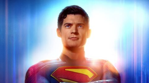 David Corenswet jako Superman ve filmu Superman (2025) - vlajkovy projekt DC Studios pod vedenim Jamese Gunna