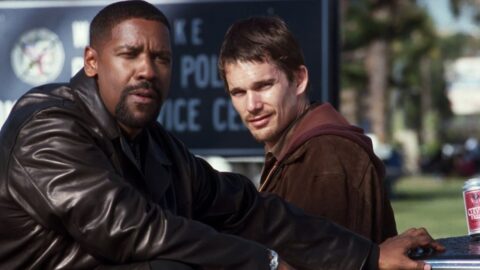 Denzel Washington a Ethan Hawke ve filmu Training Day (2001)