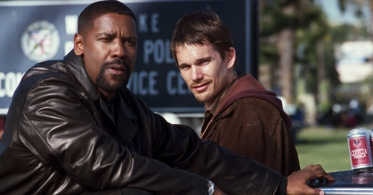 Denzel Washington a Ethan Hawke ve filmu Training Day (2001)