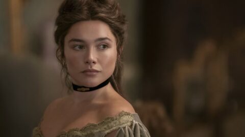 Florence Pugh jako Cathy Ames v seriálu East of Eden (Netflix)