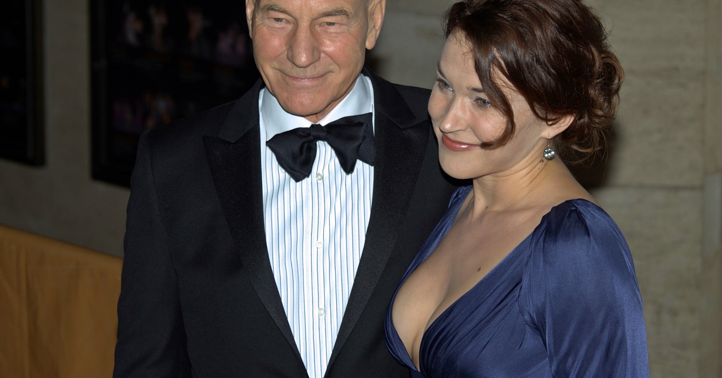 Patrick Stewart na zahájení sezóny Metropolitní opery v New Yorku v roce 2010